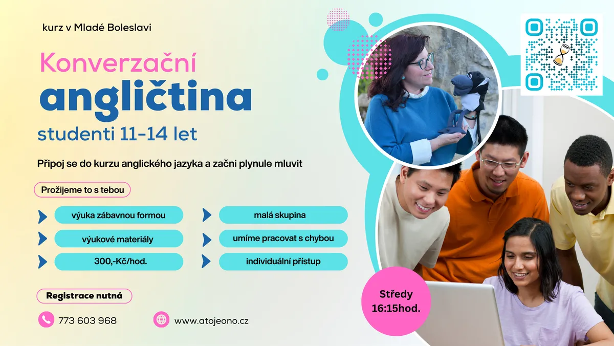 Konverzační angličtina_Mladá Boleslav_Miriam Lašáková_
