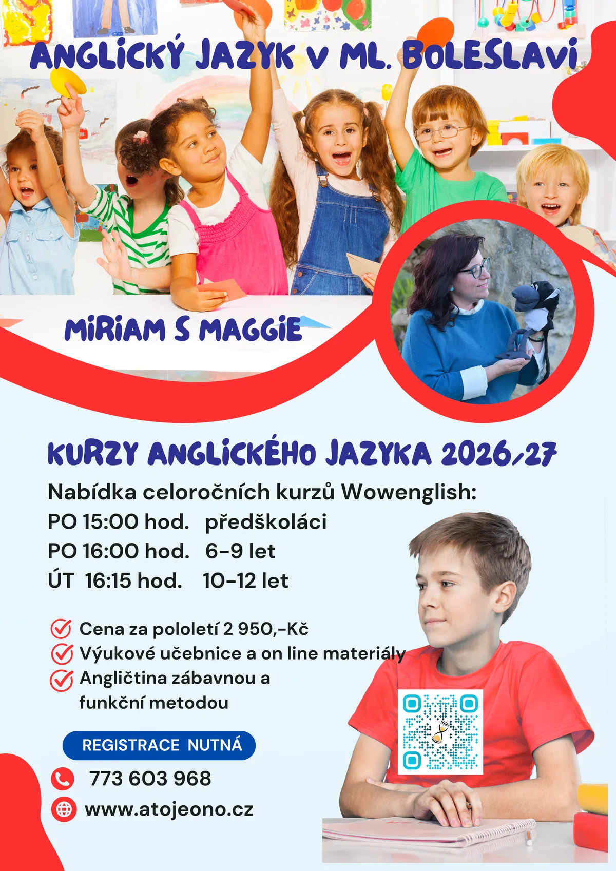 Kurzy wowenglish_Mladá Boleslav_Miriam Lašáková_šk. rok 2026/2027